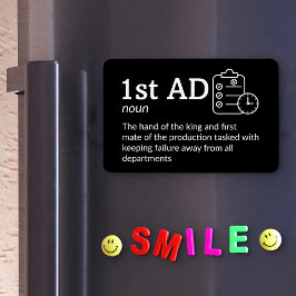 1番目のAD定義 – フィルムクルー4" x 6" Flex マグネット