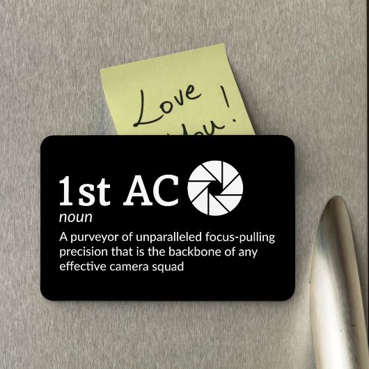 1番目のAD定義 – フィルムクルー4" x 6" Flex マグネット
