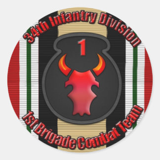 1番目のBCT 34番目のID ラウンドシール