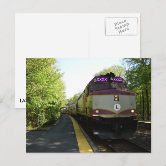 1番線に到着 ポストカード (正面/裏面)