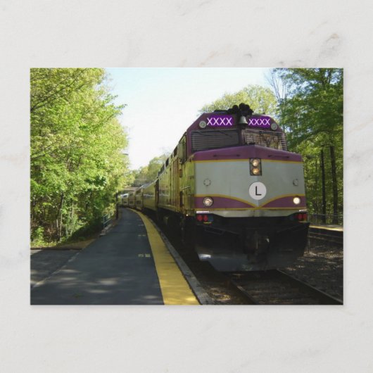 1番線に到着 ポストカード (正面)