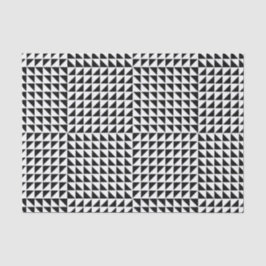 #1白黒の三角形パターンの光学錯覚 薄葉紙