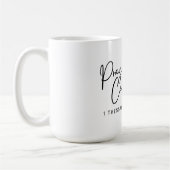 1祈テサロニア人を止めずに5:19 コーヒーマグカップ (左)