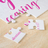 1祈テサロニケ5:17牡丹 ジグソーパズル (側面)