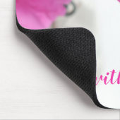 1祈テサロニケ5:17牡丹 マウスパッド (コーナー)