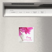 1祈テサロニケ5:17牡丹 マグネット (インサイチュ (食洗機))