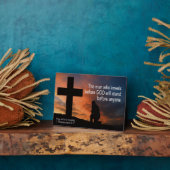 1祈テサロニケ5:17 フォトプラーク (側面)