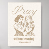 1祈テサロニケ5 17 ポスター (正面)