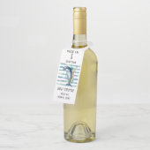 1祝ホールイン1、マリンライフドルフィンアートボット ボトルネックタグ (アングル)