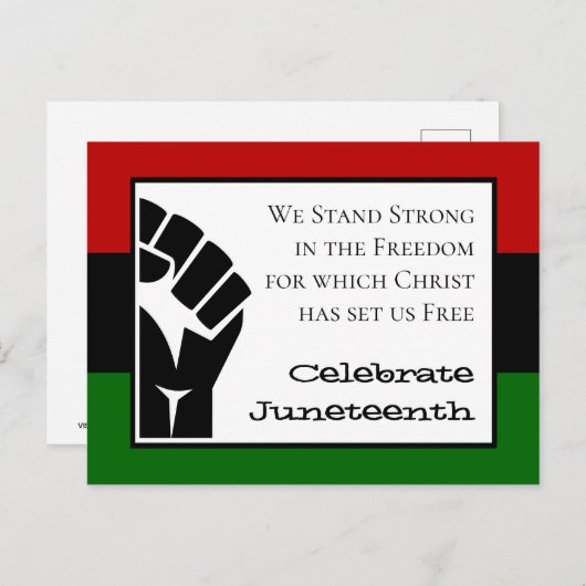 1祝年12月のカスタマイズ可能なキリスト教聖句 ポストカード (正面/裏面)