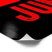 1祝月11日自由日赤イエローグリーン ポスター (コーナー)