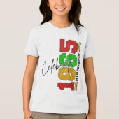 1祝月11日、黒史、アフリカアメリカ トライブレンドＴシャツ (正面)