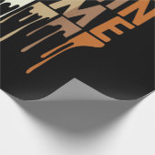 1私のメラニンのメラニン黒歴M ラッピングペーパー (角)