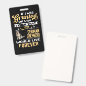 1私もしは私のドイツ語を望む一つの願いを与えられた バッジ (正面＆裏面)