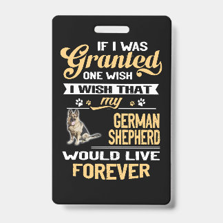 1私もしは私のドイツ語を望む一つの願いを与えられた バッジ