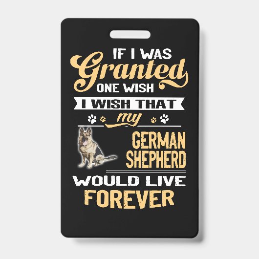 1私もしは私のドイツ語を望む一つの願いを与えられた バッジ (正面)