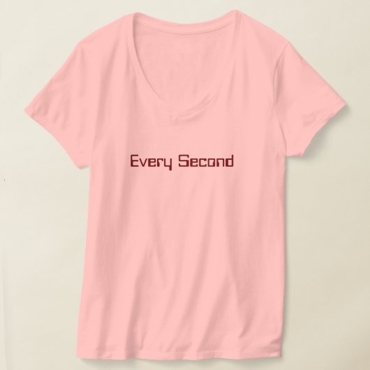 1秒ごと Tシャツ (レイダウン)