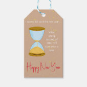 1秒離れ砂時計 ギフトタグ (正面)