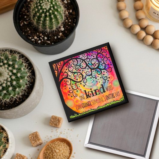 1種類の単語ツリー マグネット