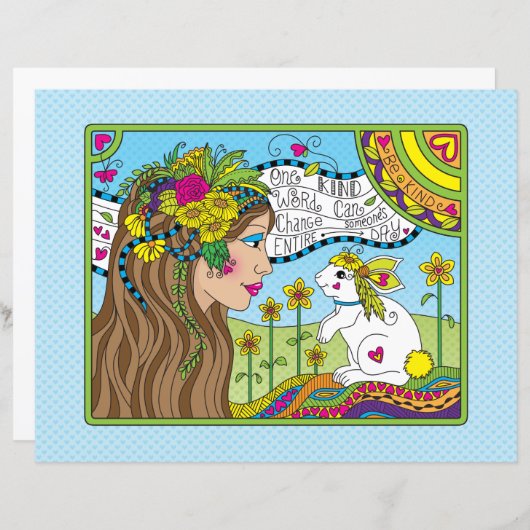 1種類のWord_Flat紙シート11インチx 8.5インチ (正面/裏面)