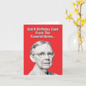 1笑わされるハッピーバースデーカード – 葬儀社 カード (黄色い花)
