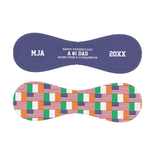 #1第1パパ父の日アイリッシュアメリカ国旗 野球ボール (パネル)