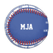 #1第1パパ父の日イスラエル国旗 野球ボール (正面左)