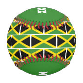 #1第1パパ父の日ジャマイカ国旗 野球ボール (裏面)