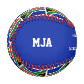 #1第1パパ父の日南アフリカ国旗 野球ボール (正面左)