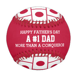 #1第1パパ父日国旗 野球ボール