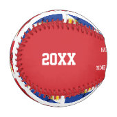 #1第1位パパ征服旗 野球ボール (正面左)