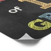 1等号記号の末日 ポスター (角)