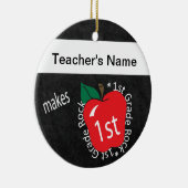 1等岩石 |学校先生 |黒板 セラミックオーナメント (右)