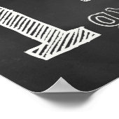 1等級標識 – Chalkboard ポスター (角)