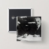 1管弦楽用総譜のエドワード・エルガー仕事 缶バッジ (正面&裏面)