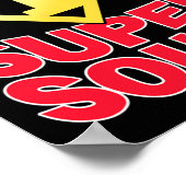 1級すごい分隊スーパーヒーロー先生チーム ポスター (角)