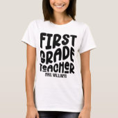 1級先生シンプルレトロカスタム Tシャツ (正面)