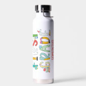 1級新学期 パーソナライズされた ウォーターボトル (左面)