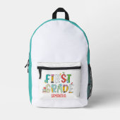 1級新学期 パーソナライズされた プリントバックパック (正面)