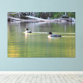 1組のルーン キャンバスプリント (インサイチュ (ウッドフロア))