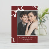 1結婚した回目のメリークリスマスの新婚写真 シーズンカード (スタンド正面)