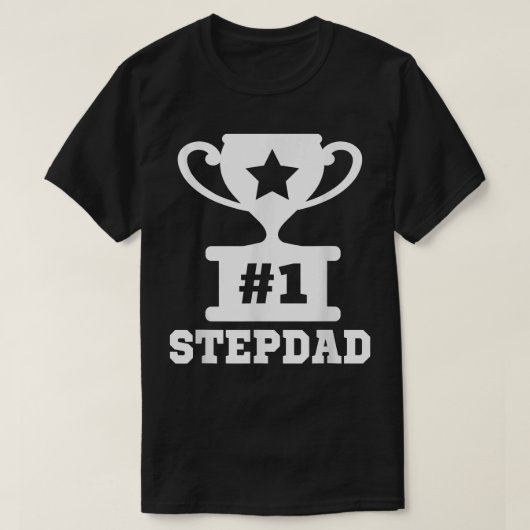 1義父ナンバーワン義父フおもしろいァス Tシャツ (デザイン正面)