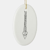 1色の背骨 セラミックオーナメント (右)
