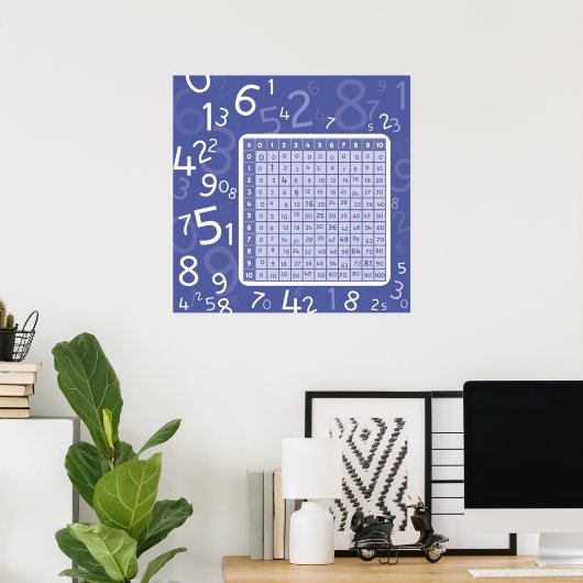 1色（青） ポスター (ホームオフィス)