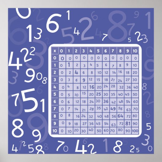 1色（青） ポスター (正面)