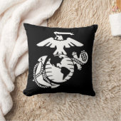 1色EGA – 白色 クッション (ブランケット)