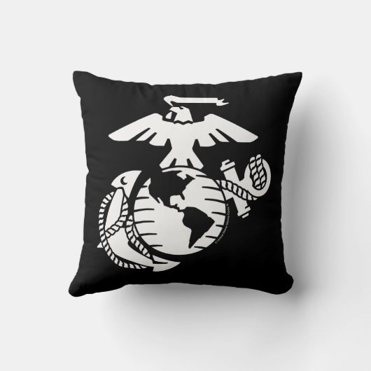 1色EGA – 白色 クッション (裏面)