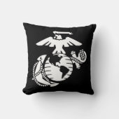 1色EGA – 白色 クッション (正面)