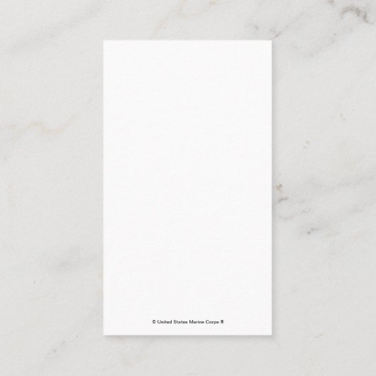 1色EGA – 白色 プレイスカード (裏面)