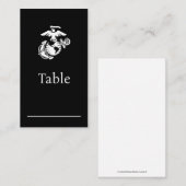 1色EGA – 白色 プレイスカード (正面/裏面)